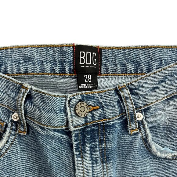 BDG  Light Wash Flare Jeans Size 28 Boho‎ Western Bell Bottom Cowgirl Rodeo - Picture 4 of 13